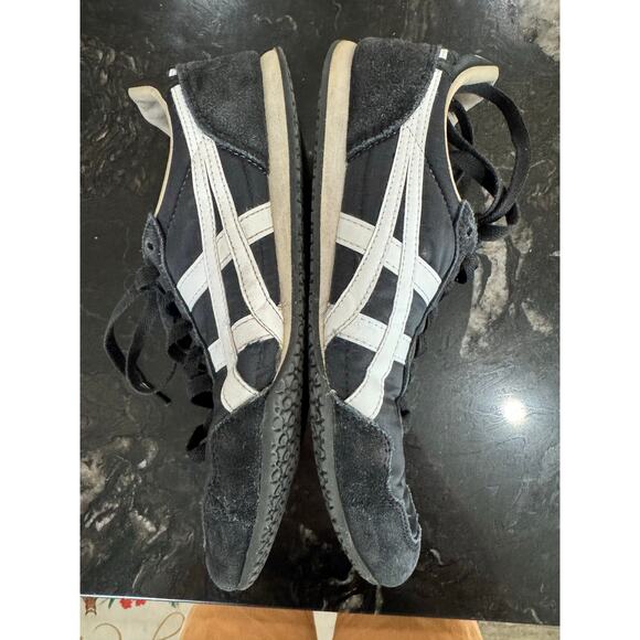 Onitsuka Tiger SERRANO 001 Black/White Unisex Shoes size men 6.5 women 8.5 - Picture 7 of 10